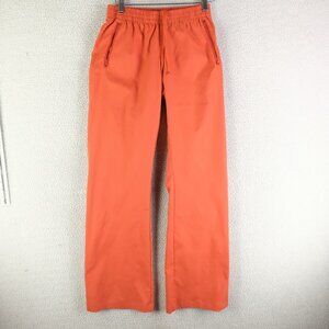 Outdoor Voices Pants Womens XS Orange Windbreaker Elastic Waist Pockets Athletic